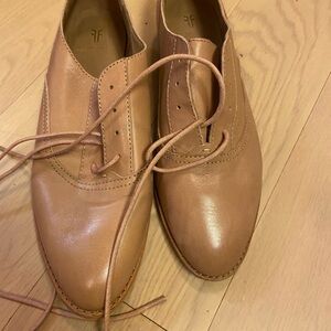 Frye Tan Leather Flats
